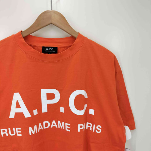 アーペーセー A.P.C. ロゴプリントクルーネックTシャツ メンズ JPN:L