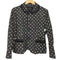 トリココムデギャルソン tricot COMME des GARCONS AD2013 レーヨン混 テープデザイン ドットテーラードジャケット レディース JPN:M