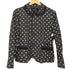 トリココムデギャルソン tricot COMME des GARCONS AD2013 レーヨン混 テープデザイン ドットテーラードジャケット レディース JPN:M
