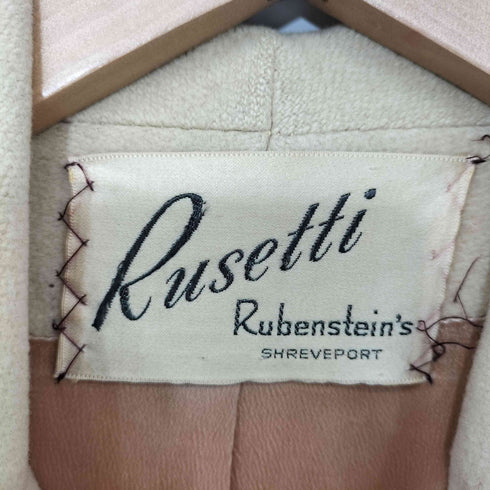 Rusetti 60-70s vintage ショールカラー ロング コート レディース