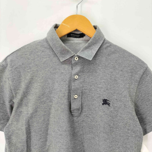 バーバリーブラックレーベル BURBERRY BLACK LABEL ワンポイント ポロシャツ メンズ JPN:3