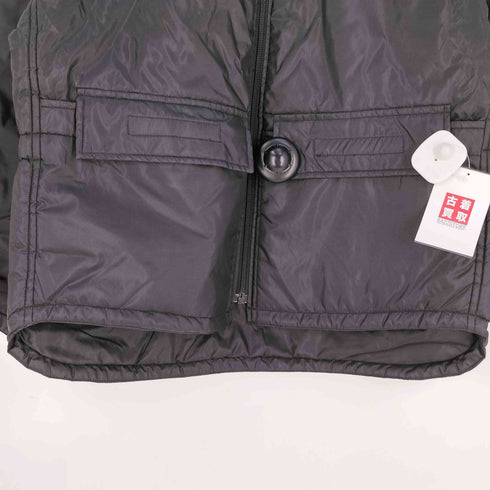 レフトハンドバイマッシモオスティ Left Hand by Massimo Osti Left Hand by Massimo Osti 90S イタリア製 襟ニット フラップポケット ナイロン ブルゾンジャケット メンズ FR:42