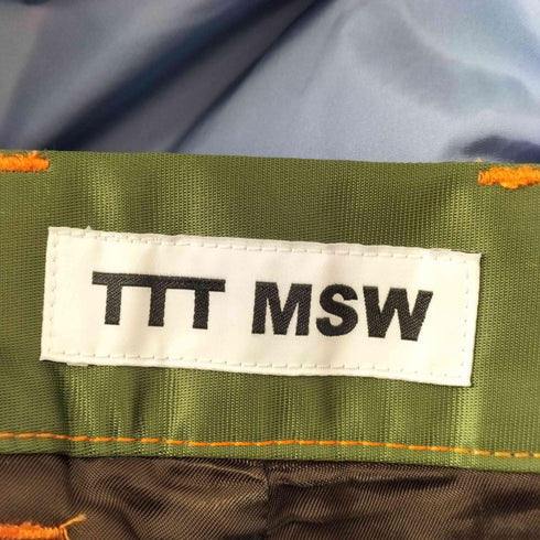 ティーモダンストリートウエア TTT_MSW 21aw 切替ナイロンスラックス メンズ