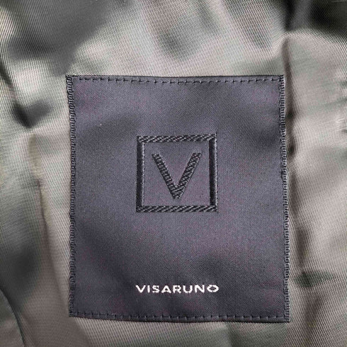 ビサルノ VISARUNO ウールナイロン ネップ 3Bテーラードジャケット メンズ 3-L