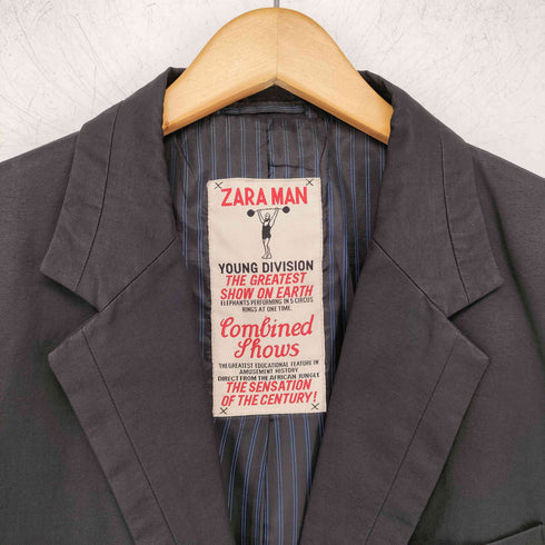 ザラマン ZARA MAN 2Bテーラードジャケット メンズ import:L