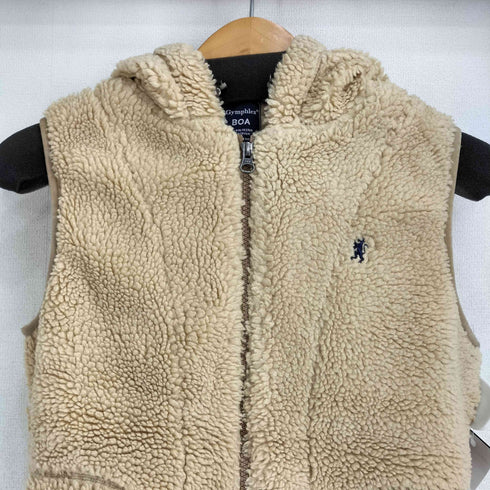 ジムフレックス GYMPHLEX ジップアップボアパーカーベスト レディース 12