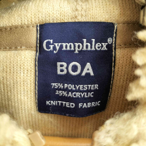 ジムフレックス GYMPHLEX ジップアップボアパーカーベスト レディース 12