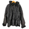 SERGIOBENINI GENUINE LEATHER 裏ファー デタッチャブルフード レザー ムートン ジャケット メンズ