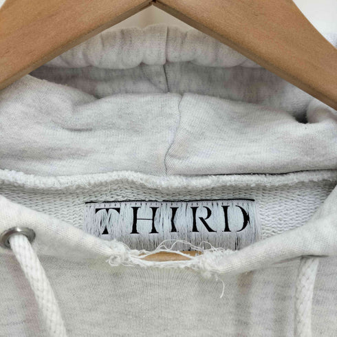 third magazine ロゴ刺しゅう プルオーバーパーカー レディース