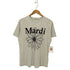 マルディメクルディ Mardi Mercredi プリントクルーネックTシャツ レディース