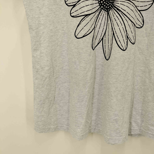 マルディメクルディ Mardi Mercredi プリントクルーネックTシャツ レディース