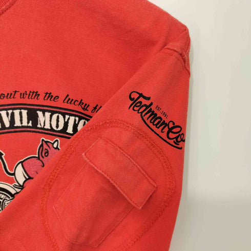 テッドカンパニー TED COMPANY DEVIL MOTORS 半袖 抜染 Tシャツ メンズ US:40