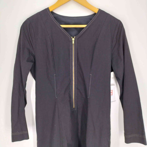 エヌナチュラルビューティーベーシック N.NATURAL BEAUTY BASIC 24SS フロントジップフレアワンピース レディース JPN:M
