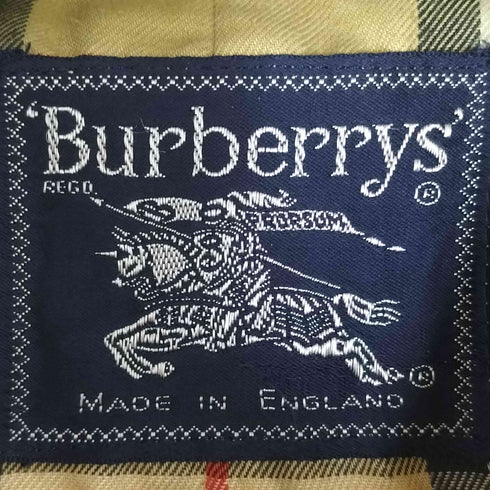 バーバリーズ BURBERRYS 90S 90年製 英国製 裏地ノバチェック バルマカーン ステンカラー コート メンズ
