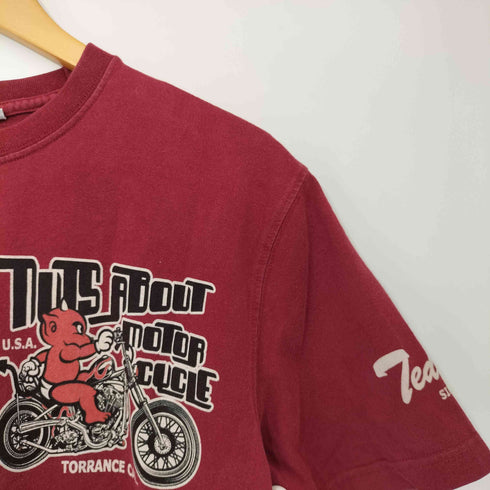 テッドカンパニー TED COMPANY GUT'S ABOUT MOTOR CYCLE クルーネック Tシャツ メンズ US:40