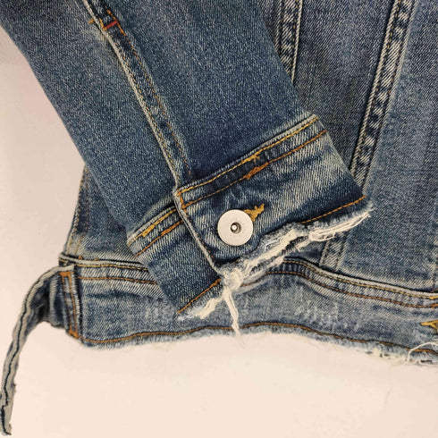 ザラ ZARA デニムトラッカージャケット レディース us m