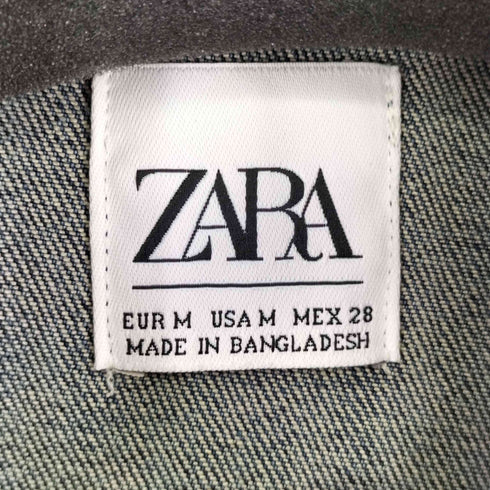 ザラ ZARA デニムトラッカージャケット レディース us m