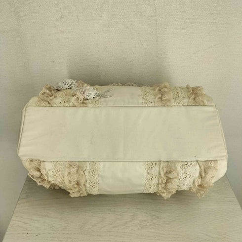 PERIMURMUR カットワークフリルハンドバッグ レディース