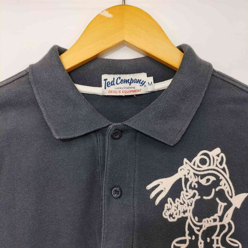 テッドカンパニー TED COMPANY FIRE FIGHTER 抜染プリント ポロシャツ メンズ JPN:M