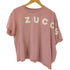 ズッカ ZUCCa 特殊プリント アシンメトリー スリーブ Tシャツ レディース JPN:M