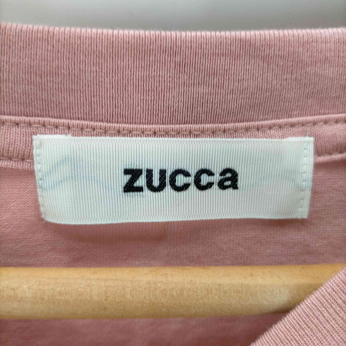 ズッカ ZUCCa 特殊プリント アシンメトリー スリーブ Tシャツ レディース JPN:M