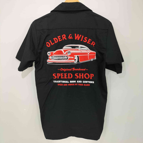 BILLY FIGHT OLDER & WISER バイカー S/S ワークシャツ メンズ JPN:M