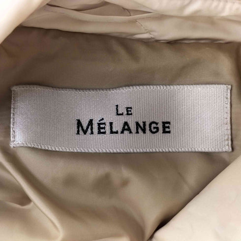 ルメランジェ Le Melange 発熱中綿 ロング ステンカラー コート レディース
