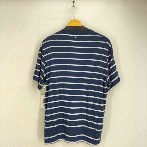 ニールバレット NEIL BARRETT イタリア製 コットンレーヨン ボーダー S/S TEE メンズ import:M