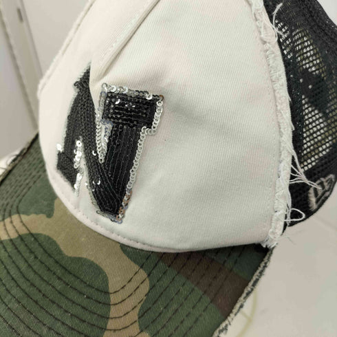 ニューエラ NEW ERA スパンコール 迷彩 メッシュ トラッカーキャップ メンズ