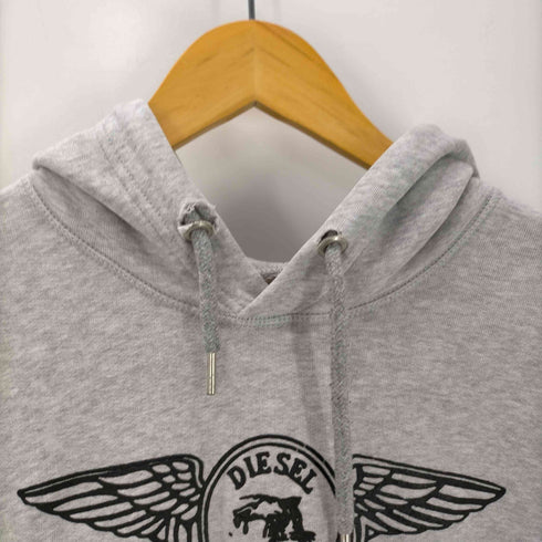 ディーゼル DIESEL Fllying Cougar プリント ボーダー パーカー メンズ import:L