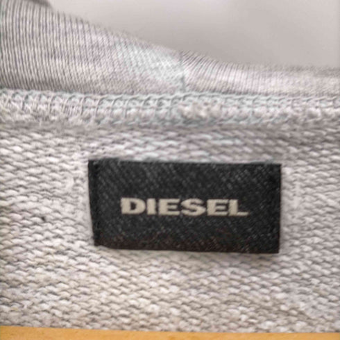 ディーゼル DIESEL Fllying Cougar プリント ボーダー パーカー メンズ import:L