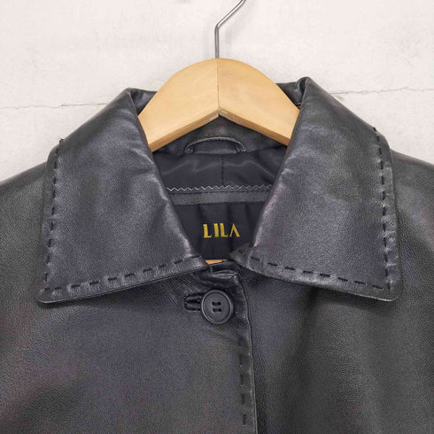 LILA pig leather レザージャケット レディース JPN:L
