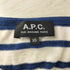 アーペーセー A.P.C. ボーダー ボートネック L/S カットソー メンズ import:XS