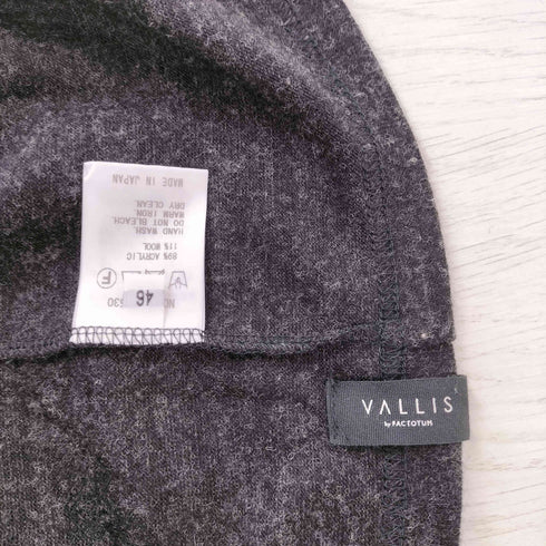 ヴァリスバイファクトタム VALLIS by FACTOTUM アクリルウール Uネック L/S ニット メンズ EUR:46
