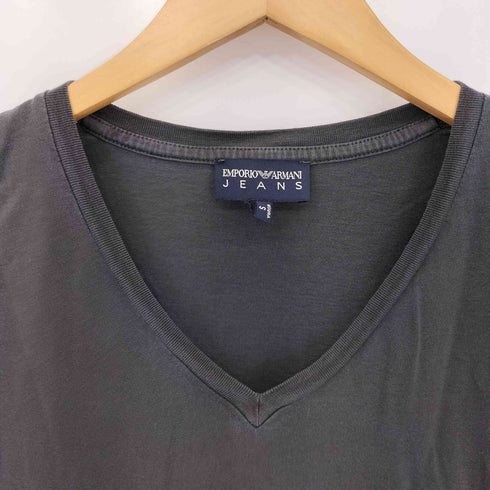 エンポリオアルマーニジーンズ EMPORIO ARMANI JEANS Vネック 半袖コットンTシャツ メンズ S