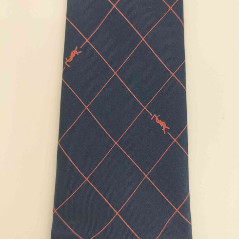 イヴサンローラン Yves Saint Laurent 総柄ネクタ メンズ