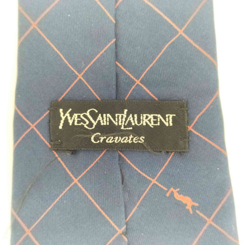 イヴサンローラン Yves Saint Laurent 総柄ネクタ メンズ