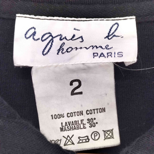 アニエスベーオム Agnes b.homme サンライズ期 ロゴシャツ メンズ JPN:2
