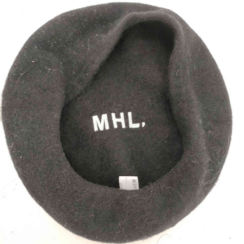 エムエイチエル MHL. ウール キャスケット ベレー帽 レディース