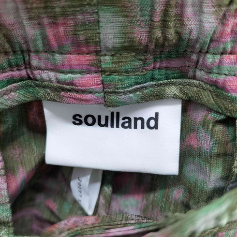 SOULLAND Erich Drawstring Pants 総柄 メンズ JPN:XL