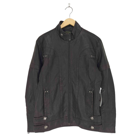 ノームコア センス NORMCORE SENSE ジップアップレザージャケット メンズ