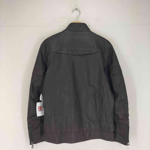 ノームコア センス NORMCORE SENSE ジップアップレザージャケット メンズ