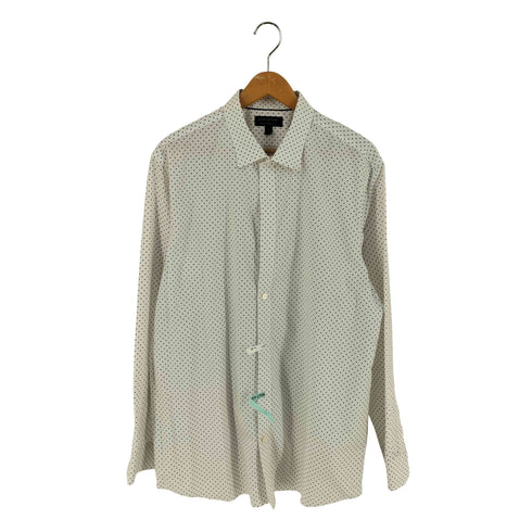 バナナリパブリック BANANA REPUBLIC STANDARD FIT ドット柄 シャツ メンズ import:XL