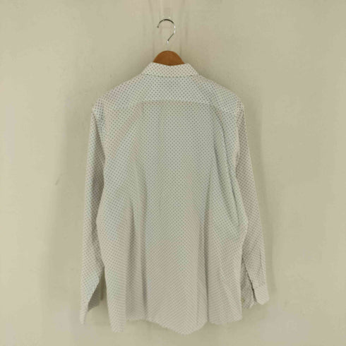 バナナリパブリック BANANA REPUBLIC STANDARD FIT ドット柄 シャツ メンズ import:XL