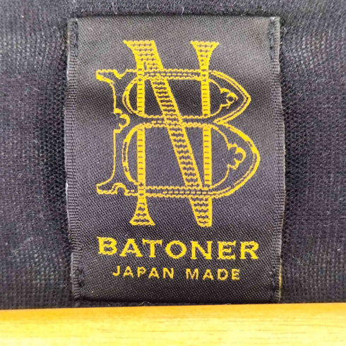 バトナー BATONER TENCEL CASHMERE BORDER LONG SLEEVE メンズ JPN:2
