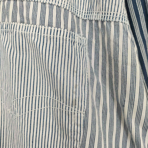 LERROS SHIRTS クレイジーパターン ストライプシャツ メンズ