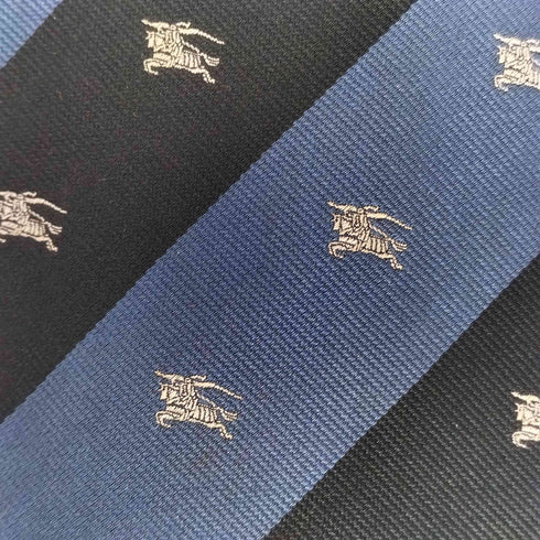 バーバリーロンドン BURBERRY LONDON ホース刺繍 ボーダー ネクタイ メンズ