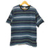 ステューシー Stussy 00S ボーダー ヘンリーネック S/S Tシャツ メンズ import:XL