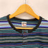 ステューシー Stussy 00S ボーダー ヘンリーネック S/S Tシャツ メンズ import:XL
