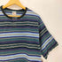 ステューシー Stussy 00S ボーダー ヘンリーネック S/S Tシャツ メンズ import:XL
